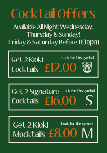 Cocktail Offer Kioki