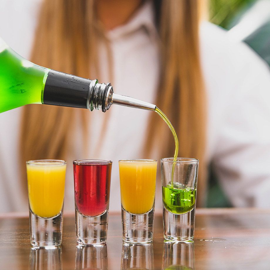 Shots Being Poured at Kioki