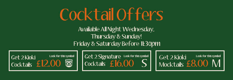 Cocktail Offer Kioki